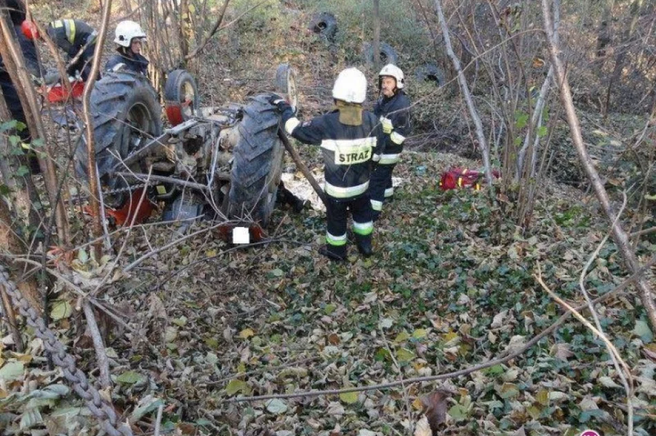 Mężczyzna zginął pod ciągnikiem - zdjęcie 3