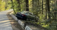 Jaguar uderzył w drzewo, kierowca pod wpływem alkoholu - zdjęcie 3