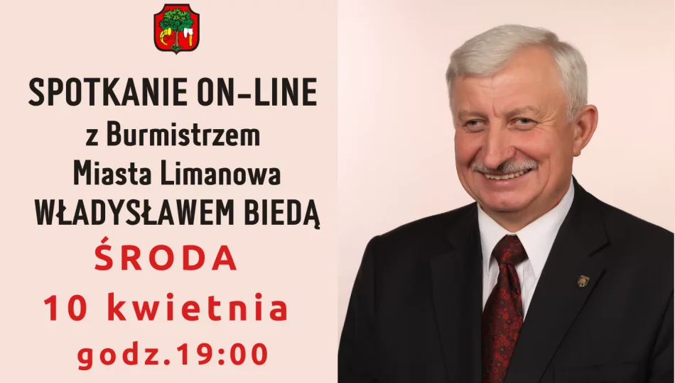 Internetowy czat z Burmistrzem Władysławem Biedą – 10 kwietnia godz. 19:00 - zdjęcie 1