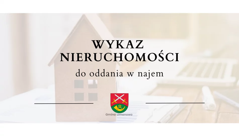 Ogłoszenie Wójta w sprawie sporządzenia wykazu nieruchomości do oddania w najem - zdjęcie 1