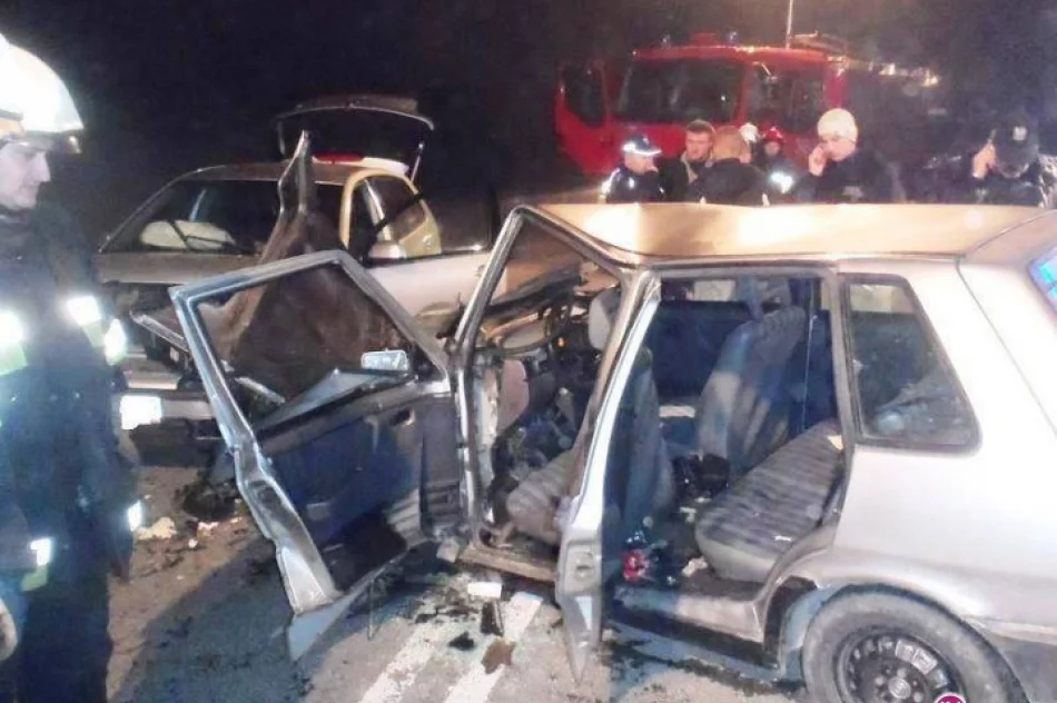 Zderzenie czołowe na obwodnicy - zdjęcie 4