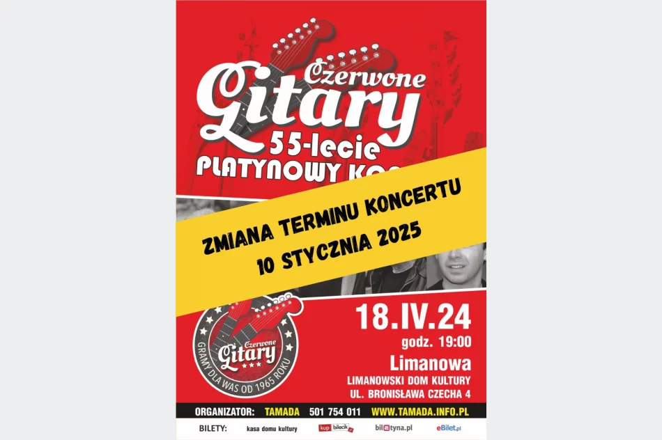 Koncert zespołu Czerwone Gitary przeniesiony! - zdjęcie 2