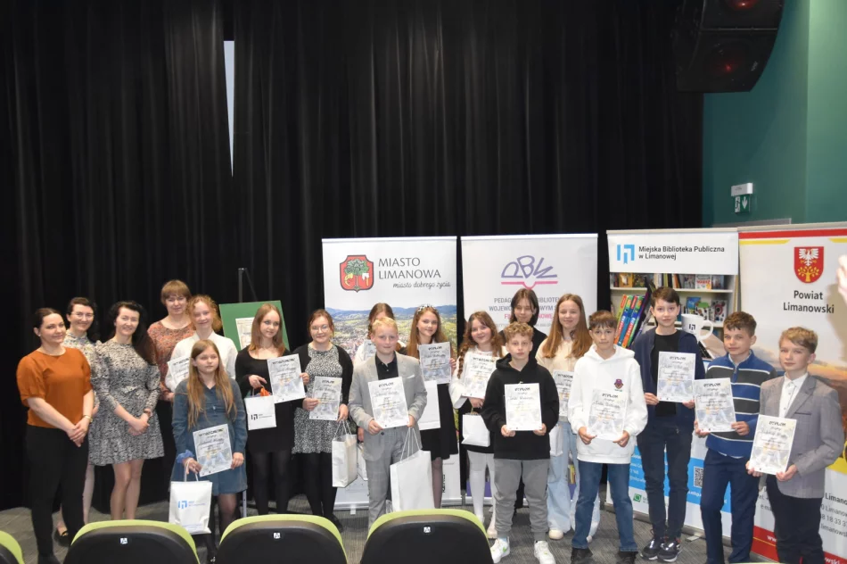 Znamy laureatów ,,Maratonu Czytelniczego’’ z terenu Miasta Limanowa - zdjęcie 2