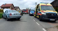 Samochód wypadł z drogi i wjechał do rowu - zdjęcie 2