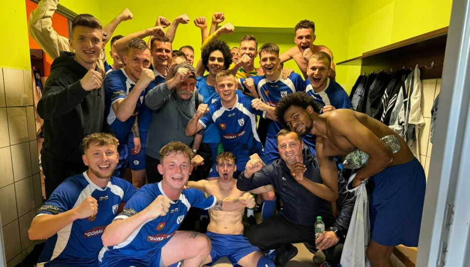 Emocjonujące derby w Zalesiu. Sokół Słopnice zgarnął trzy punkty. - zdjęcie 1