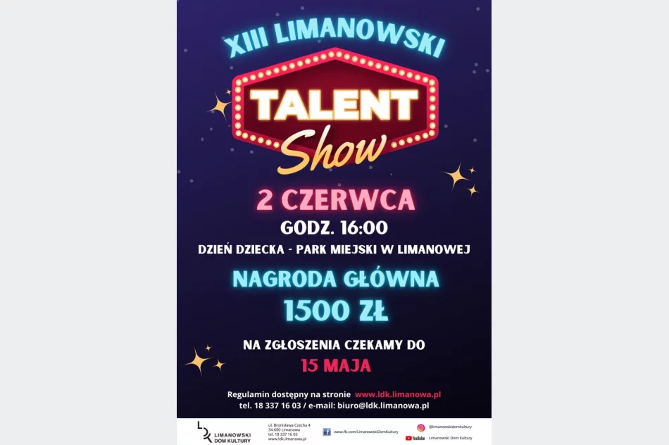 Zbliża się XIII ​Limanowski Talent Show  - zdjęcie 2