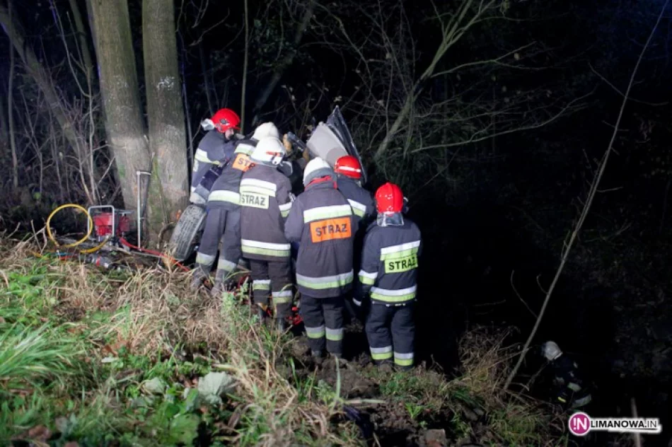 Tragiczne zderzenie z drzewami - zdjęcie 3