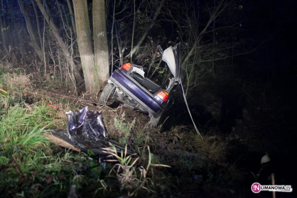 Tragiczne zderzenie z drzewami - zdjęcie 4