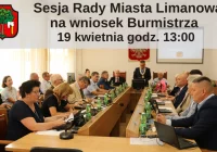 Sesja Rady Miasta na wniosek Burmistrza Miasta Limanowa -19 kwietnia godz.13:00 - zdjęcie główne