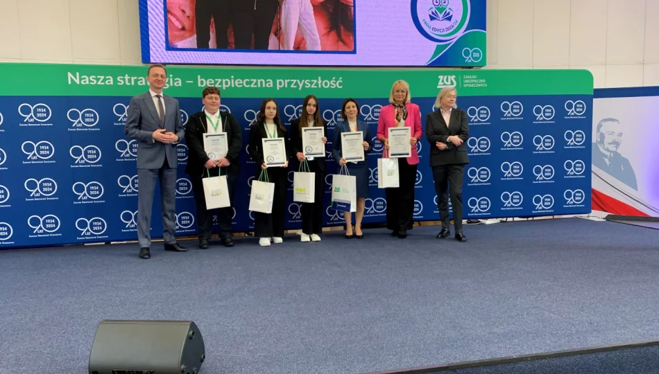Odnieśli sukces na jubileuszowej X Edycji Olimpiady ZUS - zdjęcie 1
