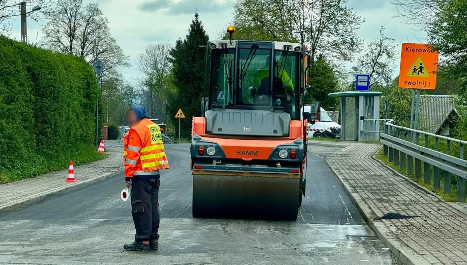 Wyremontowana droga potrzebowała nowej nawierzchni - zdjęcie 1