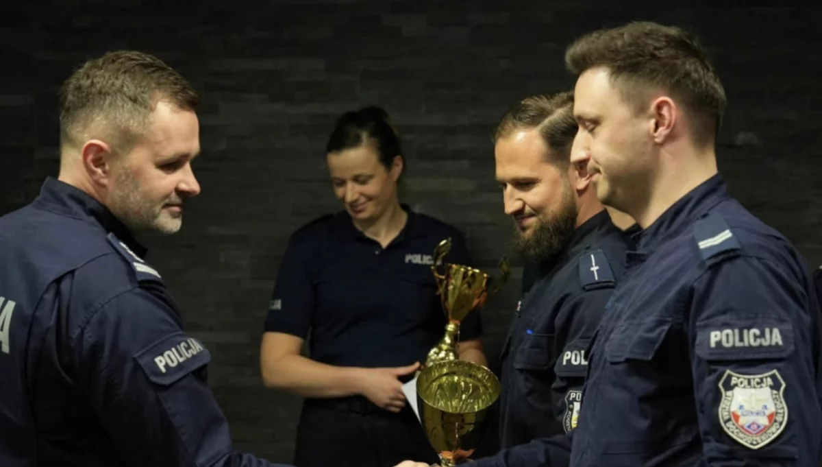 Policjanci z Limanowej wygrali konkurs/fot.: KPP Limanowa