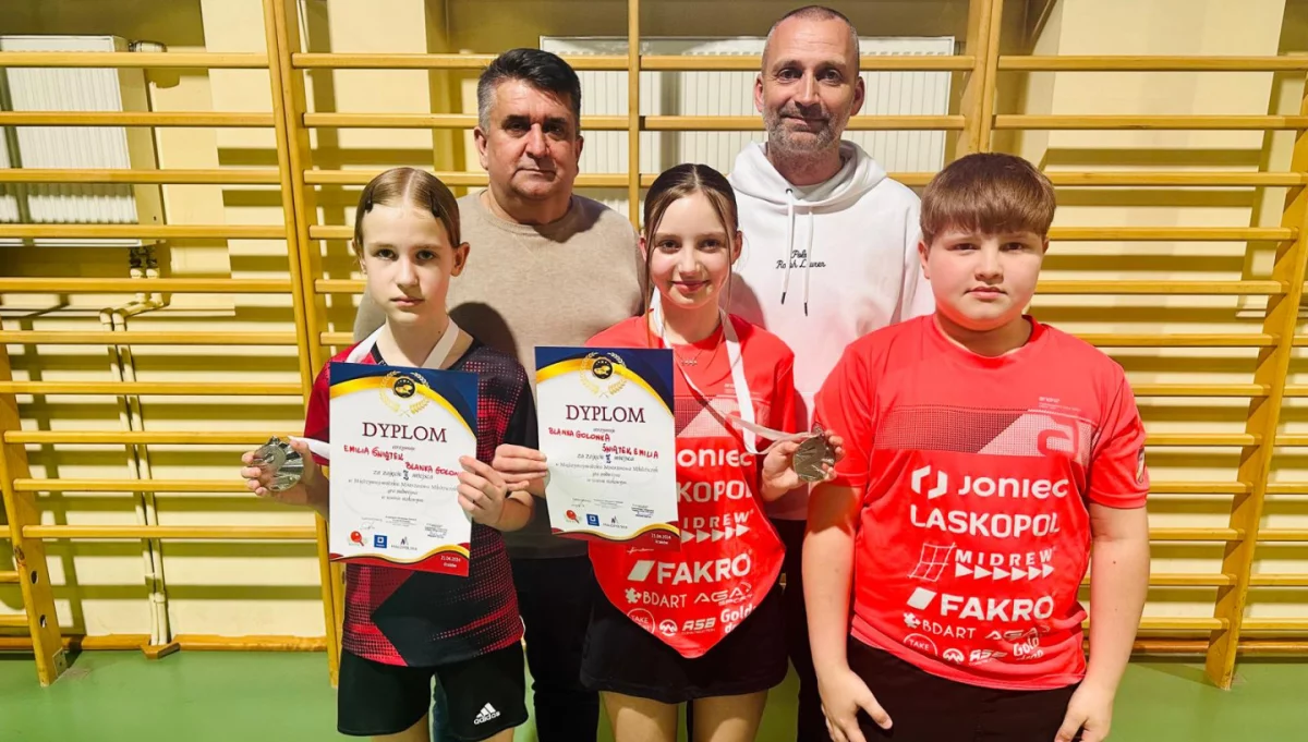Drugie miejsce Blanki Golonki na Międzywojewódzkich Mistrzostwach Młodzików w tenisie stołowym