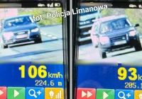 Akcja policji w Limanowej – kontrola prędkości na drogach - zdjęcie główne