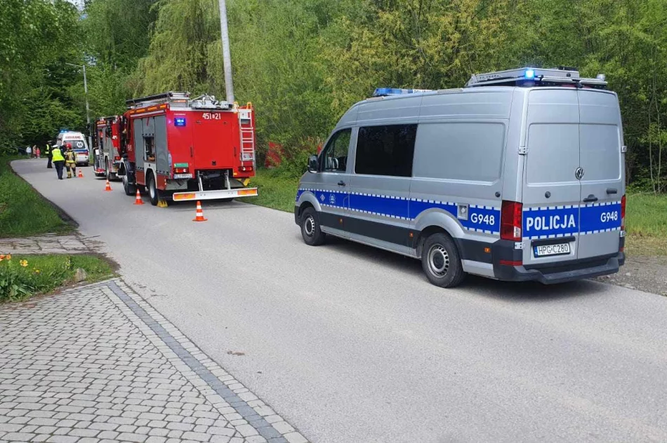 Nieprzytomny traktorzysta zabrany do szpitala - zdjęcie 4