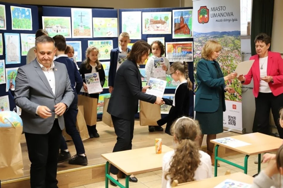W ZSP Nr 1 odbył się Międzyszkolny Konkurs „LIMANOWA W OCZACH DZIECKA” - zdjęcie 9