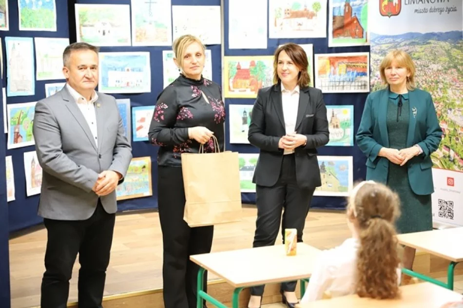 W ZSP Nr 1 odbył się Międzyszkolny Konkurs „LIMANOWA W OCZACH DZIECKA” - zdjęcie 12