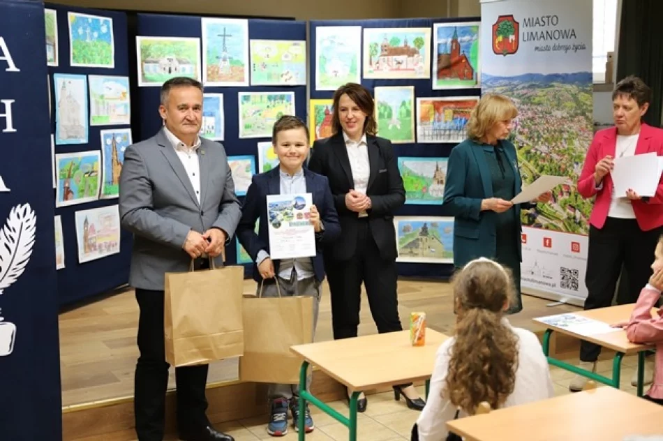 W ZSP Nr 1 odbył się Międzyszkolny Konkurs „LIMANOWA W OCZACH DZIECKA” - zdjęcie 18