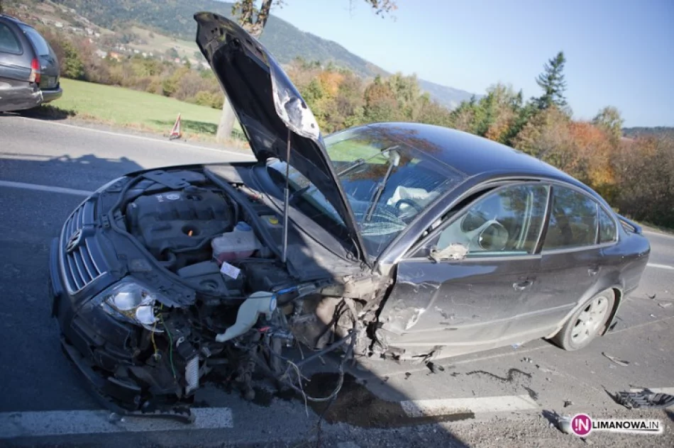 Zderzenie czterech samochodów - zdjęcie 2