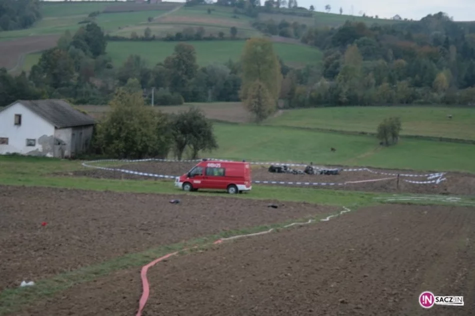 Katastrofa awionetki - film z miejsca katastrofy - zdjęcie 2