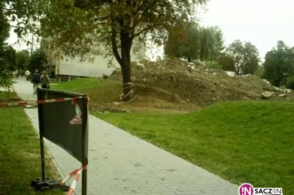 Szczury pod placem zabaw - przenoszą górkę - zdjęcie 2