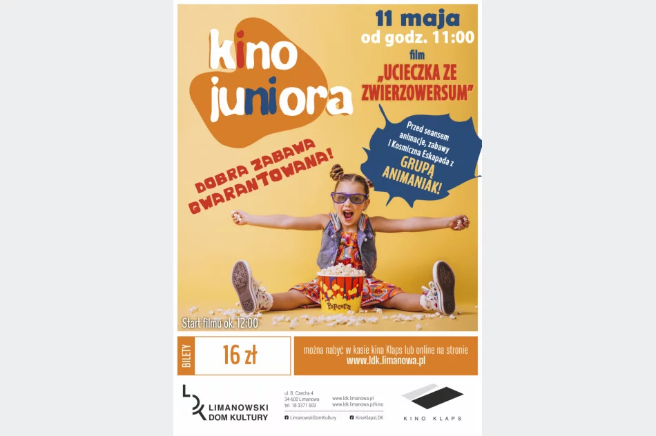 "Ucieczka ze Zwierzowersum" w majowym KINIE JUNIORA! - zdjęcie 2