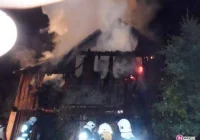 Pożar budynku gospodarczego - zdjęcie główne