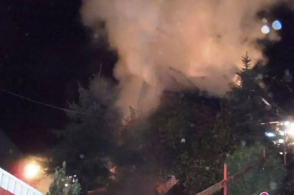 Pożar budynku gospodarczego - zdjęcie 4