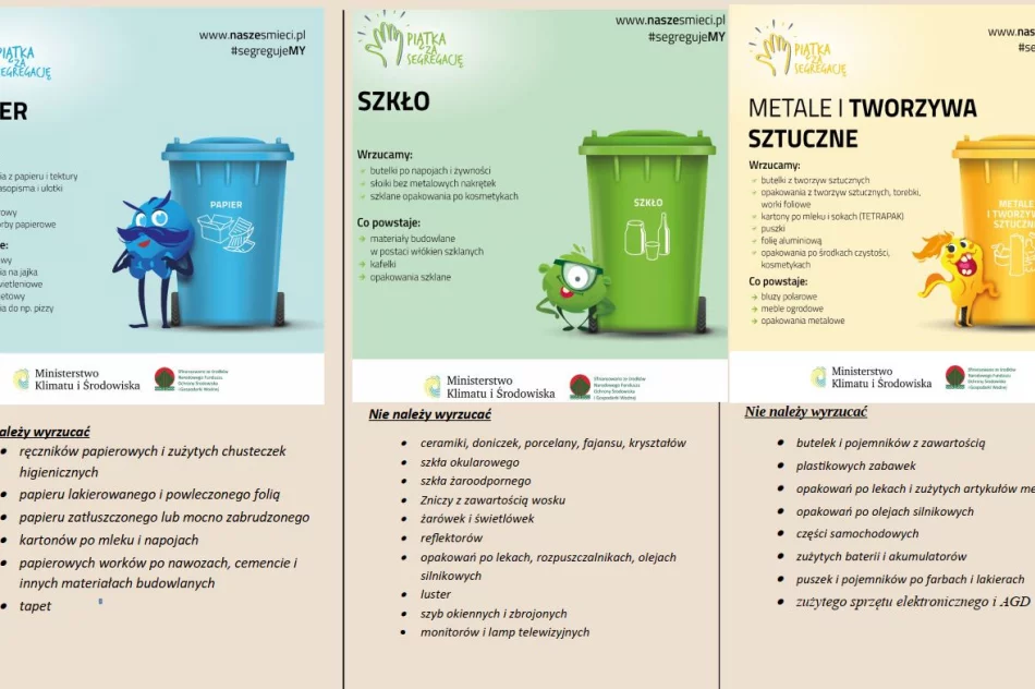 Apel do mieszkańców w sprawie prowadzenia segregacji odpadów - zdjęcie 3