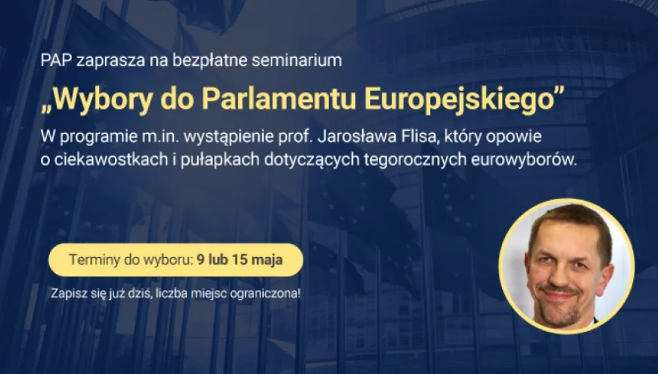  PAP zaprasza na seminarium „Wybory do Parlamentu Europejskiego” - zdjęcie 1