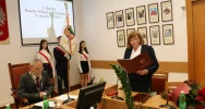 I uroczysta sesja Rady Miasta Limanowa, ślubowanie Burmistrz Miasta Jolanty Juszkiewicz oraz radnych - zdjęcie 2