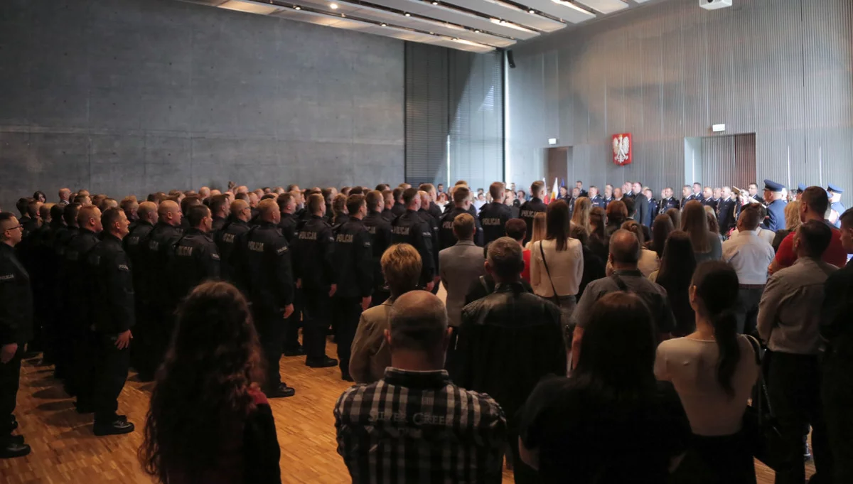 Ślubowanie nowych policjantów/fot.: KWP Kraków