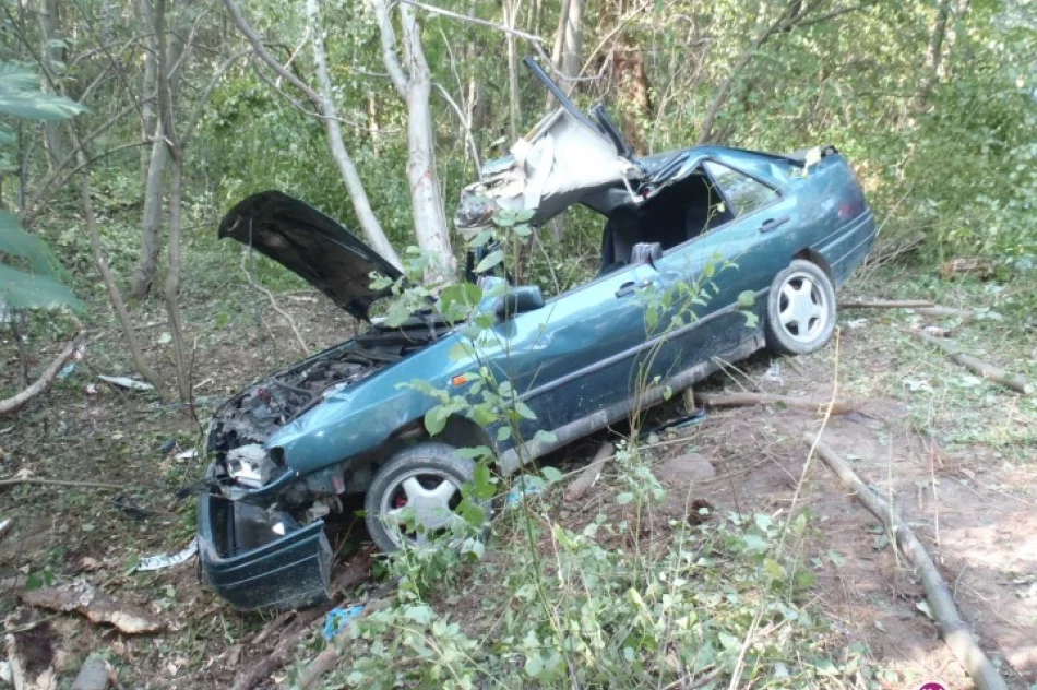 Dwa dachowania samochodów - zdjęcie 4