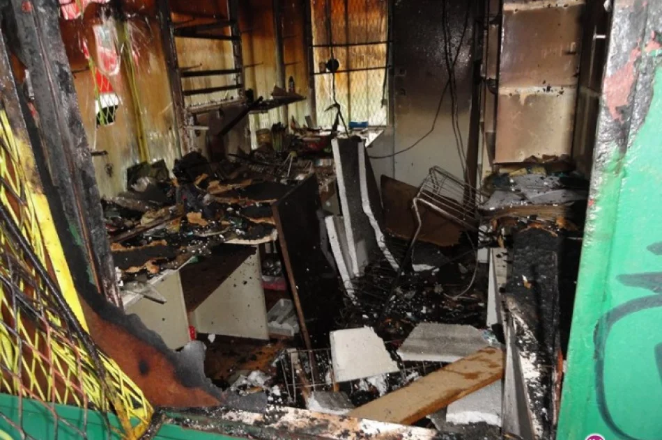 Spalił się kiosk - zdjęcie 2