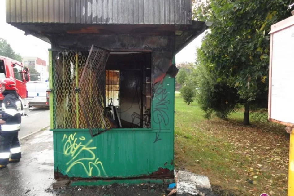 Spalił się kiosk - zdjęcie 4