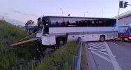 Kierowca autobusu zginął w zderzeniu z innym autobusem - zdjęcie 2