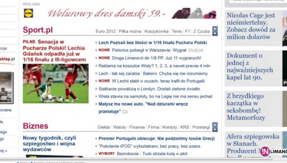 Gazeta, Onet, WP, TVN24, Fakt o Limanovii - zdjęcie 1