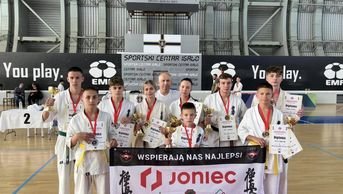 12 medali wywalczonych w Czarnogórze przez karateka ARS Limanowa – JONIEC Team