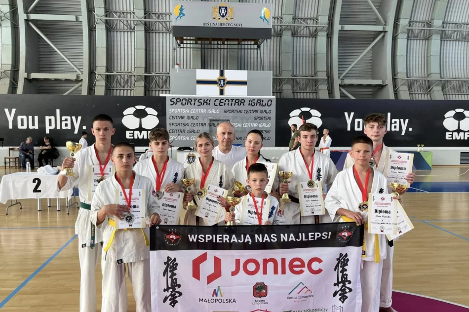 12 medali wywalczonych w Czarnogórze przez karateka ARS Limanowa – JONIEC Team - zdjęcie 2