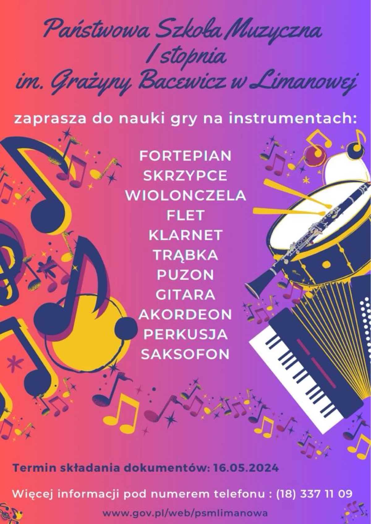 Muzyczna szkoła czeka na zgłoszenia: kończy się termin