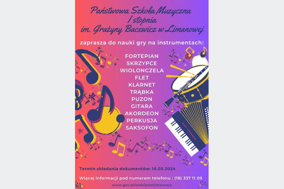 Muzyczna szkoła czeka na zgłoszenia: kończy się termin - zdjęcie 2