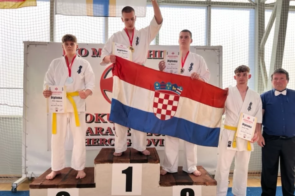 Karatecy przywieźli medale z Czarnogóry  - zdjęcie 9