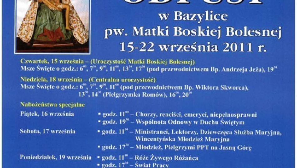 Kolejne dni Wielkiego Odpustu - zdjęcie 1