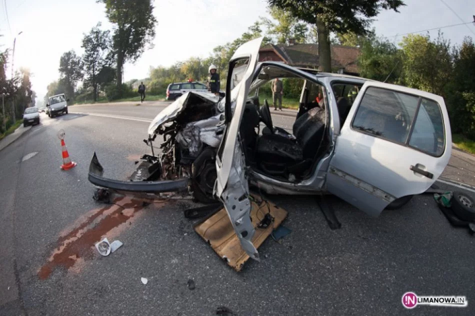 Zderzenie trzech samochodów-sprawca pijany - zdjęcie 2