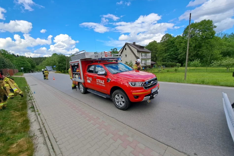 PIjany kierowca spowodował wypadek. Motocyklista połamał obie ręce - zdjęcie 12