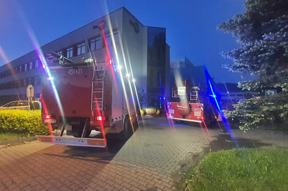 Wyciek aluminium przyczyną pożaru. Jeden z pracowników ranny - zdjęcie 2