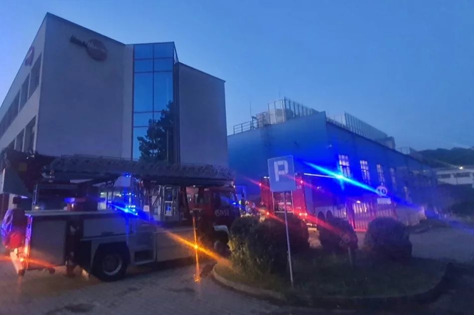 Wyciek aluminium przyczyną pożaru. Jeden z pracowników ranny - zdjęcie 4