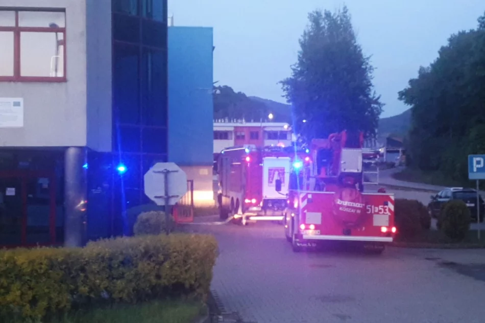 Wyciek aluminium przyczyną pożaru. Jeden z pracowników ranny - zdjęcie 5