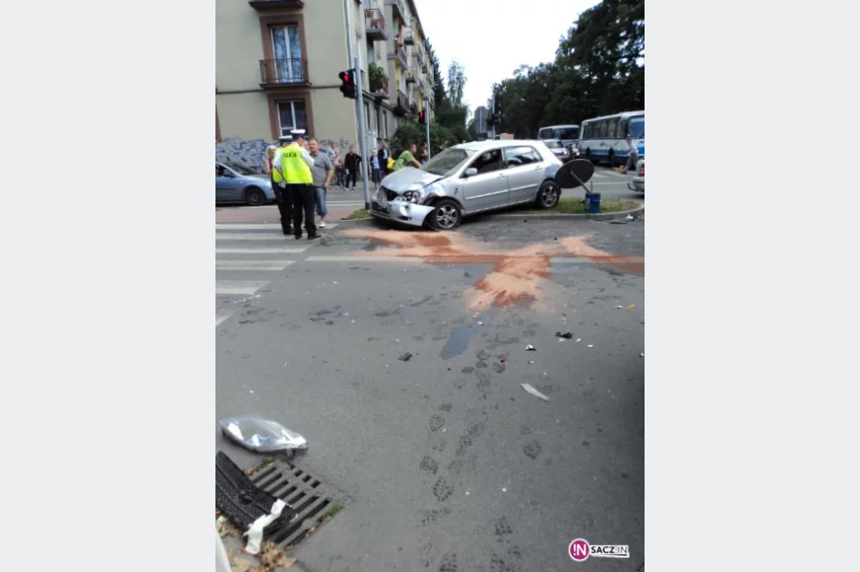 Wypadek na skrzyżowaniu pod 'Lachem' - zdjęcie 4