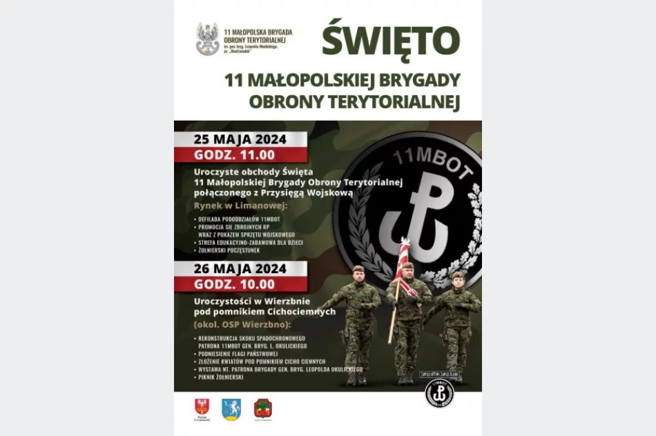 Zapraszamy na obchody święta 11 Małopolskiej Brygady Obrony Terytorialnej - zdjęcie 2